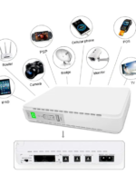 SKE 432P mini DC UPS for Router/ONU, Camera–25 Watt 5v9v12v & PoE support 15/24v